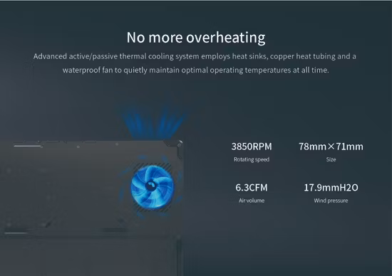 산업용 견고한 노트북 Windows 휴대용 컴퓨터 야외용 견고한 노트북