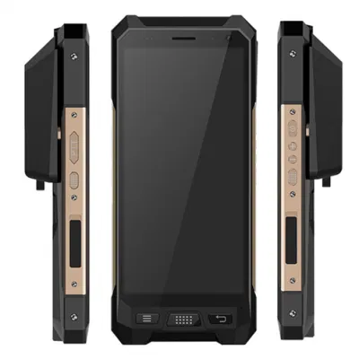 대형 배터리를 지원하는 핸드헬드 PDA 6인치 4+64G 모바일 컴퓨터 Beidou NFC 지문 2D 바코드 스캐너